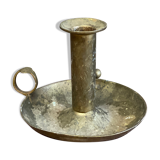 Brass hand candle holder