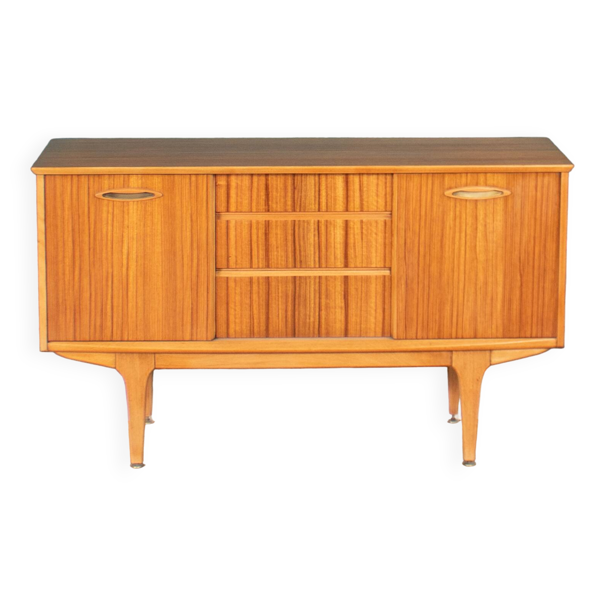 Retro Walnut 1960s Jentique Short Sideboard