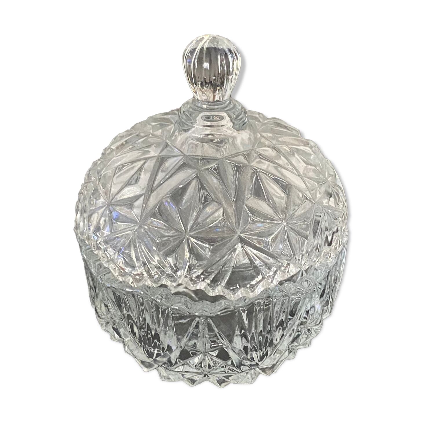 Glass candy box