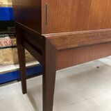 Scandinavian wooden high sideboard – 1960s