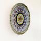 Large hand painted ceramic dish