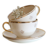 Pair of Villeroy and Boch chocolate cups