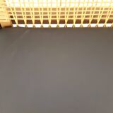 Hans Olsen for Brdr Juul Kristensen, rattan backed sofa, Denmark 1950s