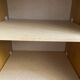 Low storage unit, 70s/80s three height-adjustable shelves