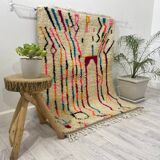 Handcrafted moroccan berber carpet 138 x 100 cm
