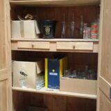 Grey painted cabinet