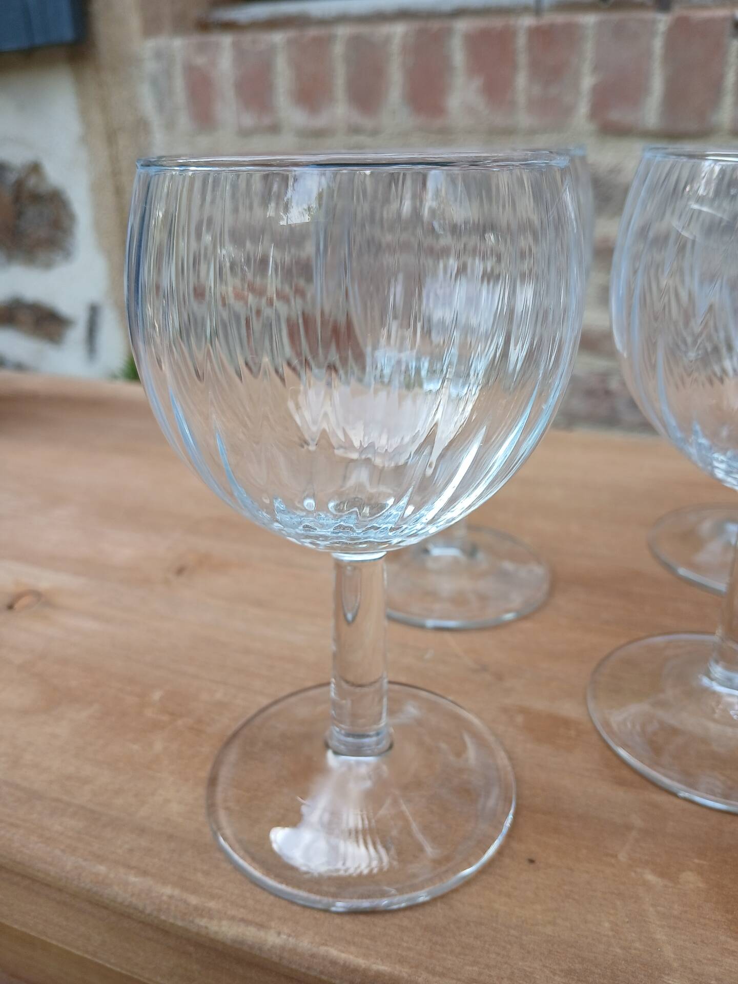 6 verres à vin ballons