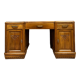 Double desk face art deco era in solid walnut around 1920