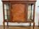 Napoleon III display cabinet with marquetry, marble and bronze – 19th century