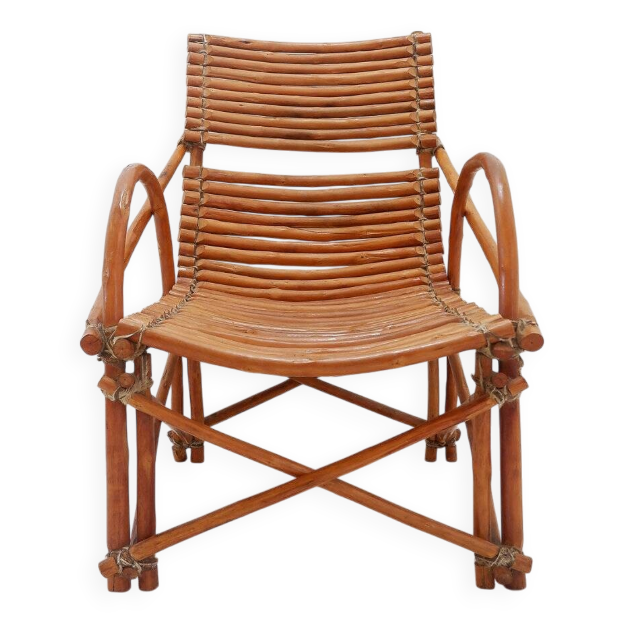 Vintage Bamboo armchair - 20th