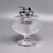 1970s Smoking Set  by Lalique. Signed on The Bottom. Made in France