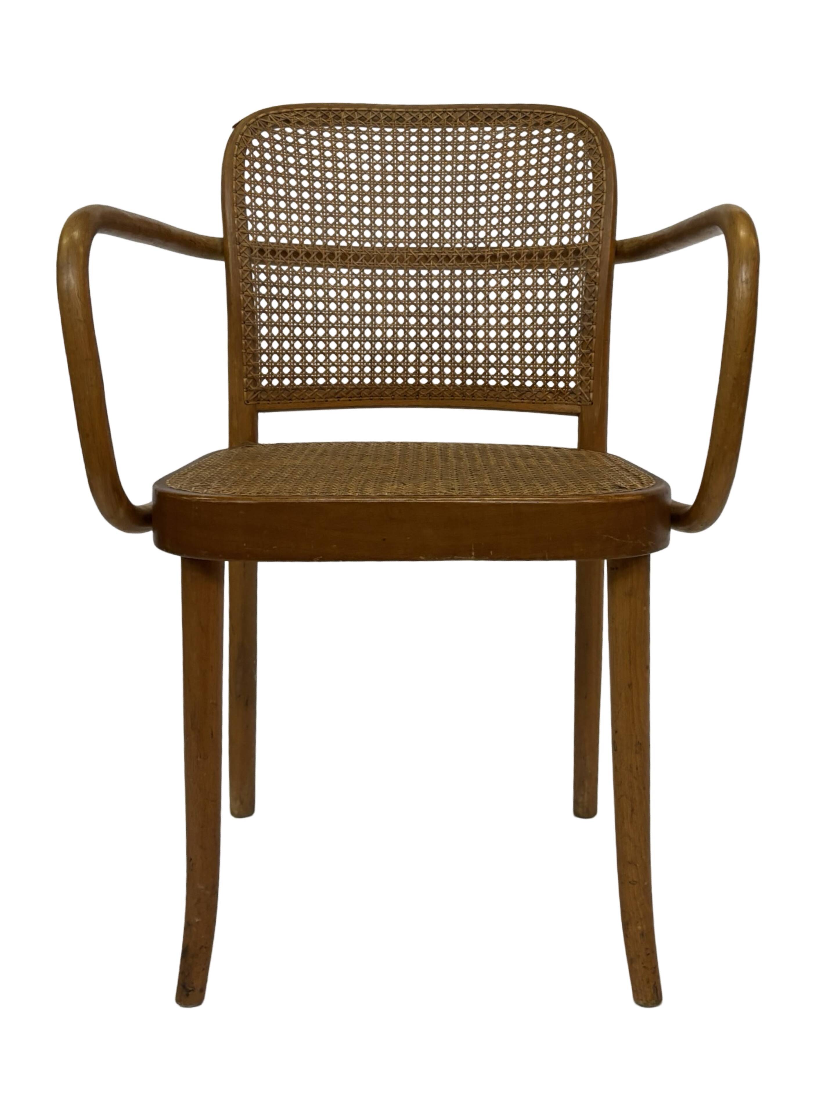 Chaise vintage modèle 811 / Chaise Prague de Josef Hoffmann pour Ligna 1950