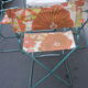 Vintage camping folding lounge