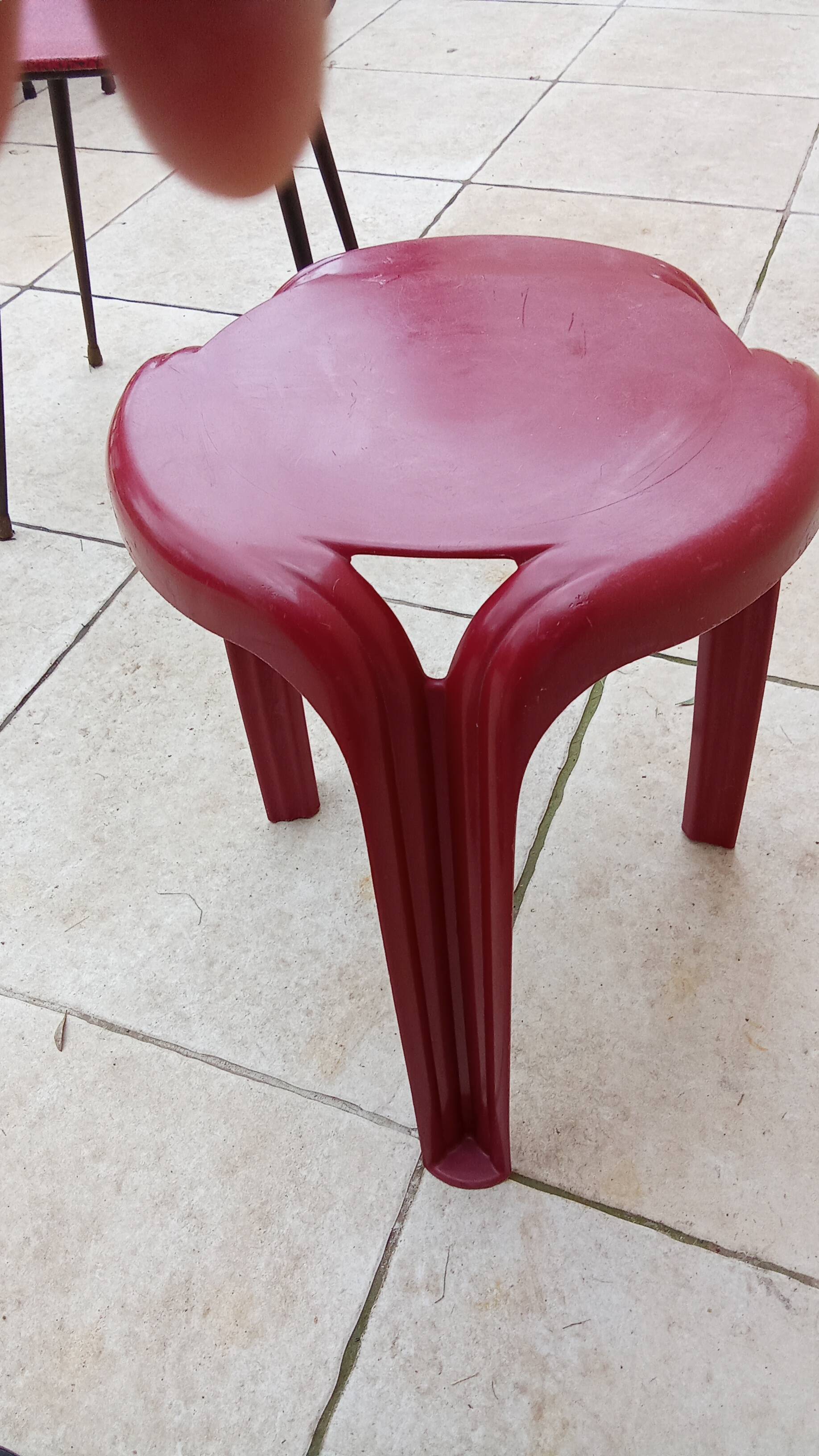 Stamp stool by henry massonnet vintage