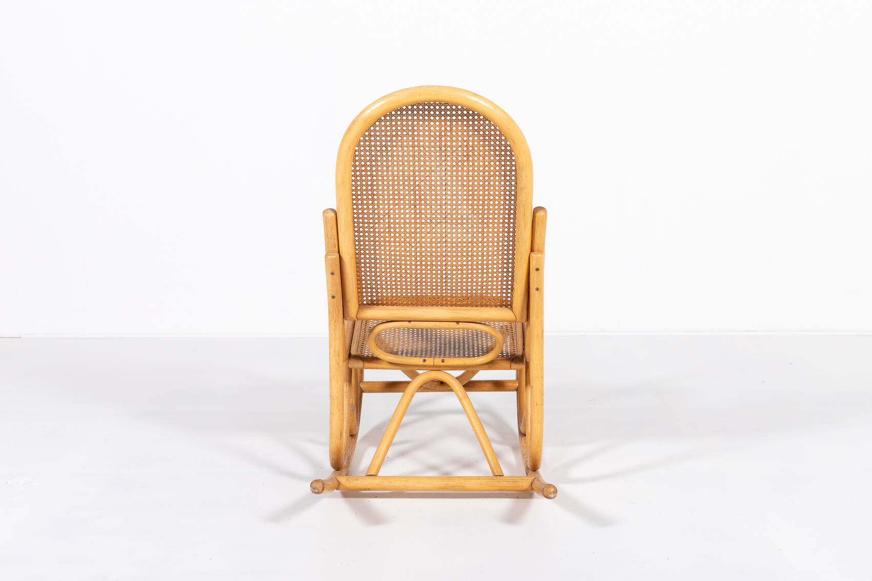 Vintage Thonet style rocking chair