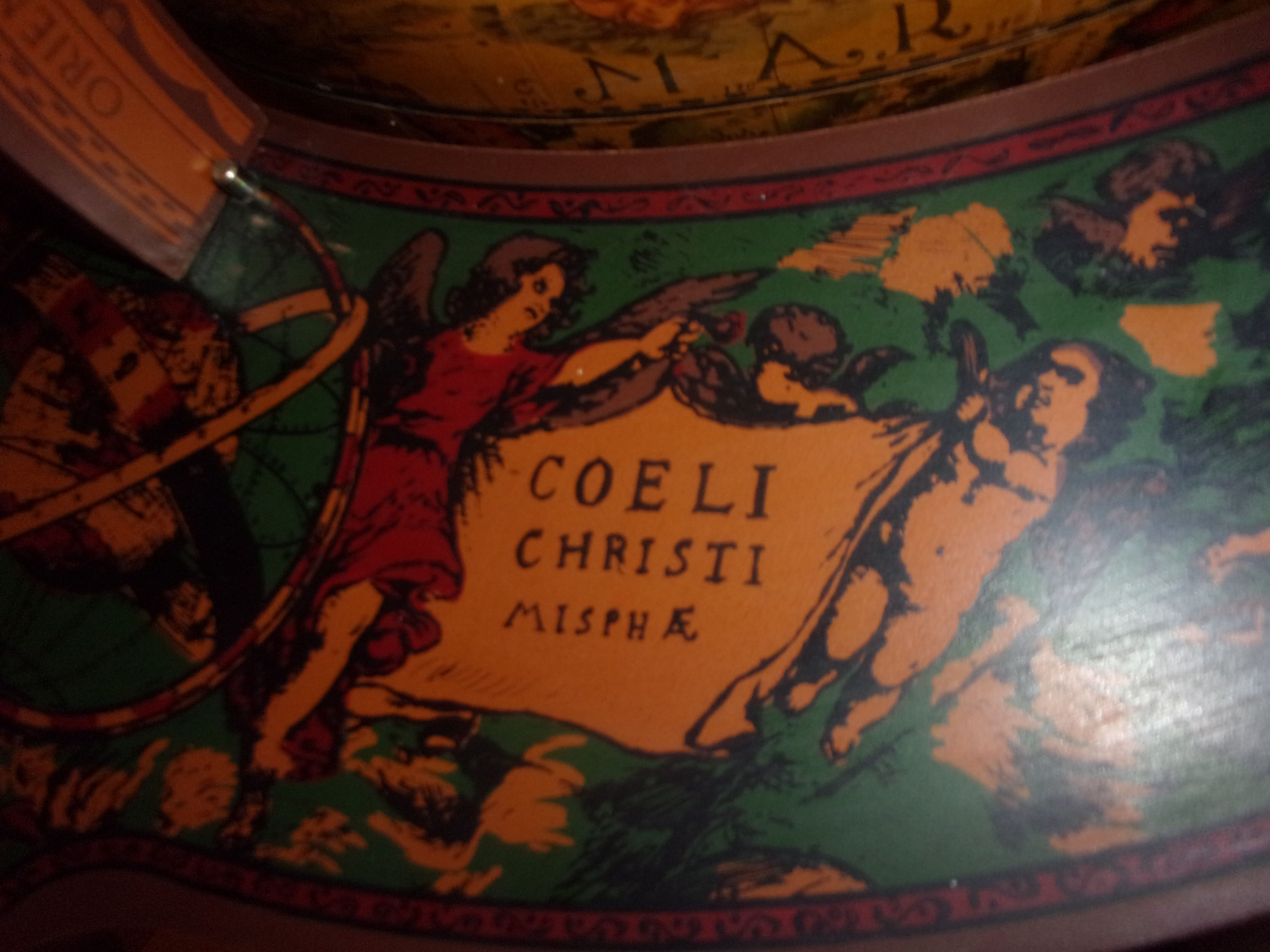 Earth globe bar world map wheels 1970/1980