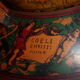 Globe terrestre bar mappemonde roulettes 1970/1980