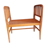 Bench end of bed cannage vintage style empire