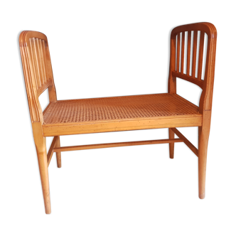 Bench end of bed cannage vintage style empire