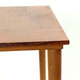 Coffee Table On Wheels In Teak, Czechoslovakia 1970s