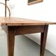 Solid walnut farmhouse table, 1950s.