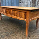 Antique Louis XV table with 3 drawers and 1 pull-out in solid cherry wood