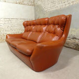 Sofa space age cognac