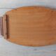 Vintage wooden marquetry serving tray - Art Deco 1930s