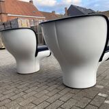 Joe Colombo Elda design armchair, Longhi edition