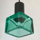 Flavio Poli pendant lamp for Seguso glass Murano, Italy 60s