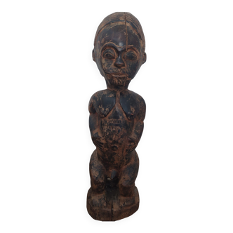 Ancient statue baoule tribal art