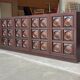 Vintage Brutalist Sideboard in Mahogany 1970s