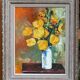 Pierre gross (xxe) bouquet de tulipes jaunes