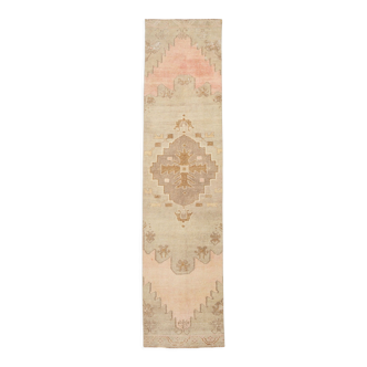 3x12 Oriental Vintage Runner Rug,86x357Cm