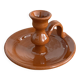 Terracotta candlestick