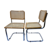 Paire de chaises Marcel Breuer B32 Hêtre