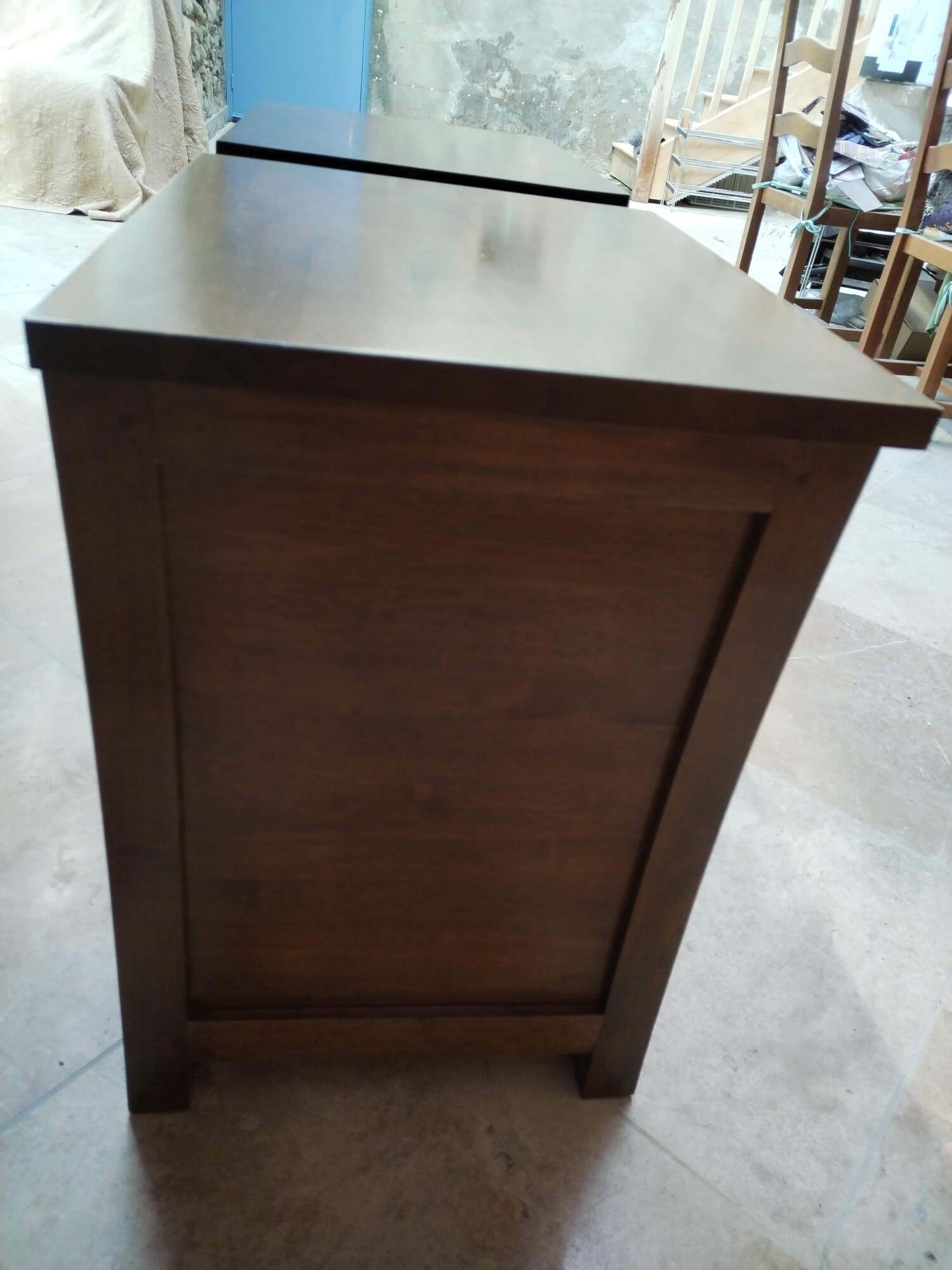 Set of 2 Indonesian bedside tables