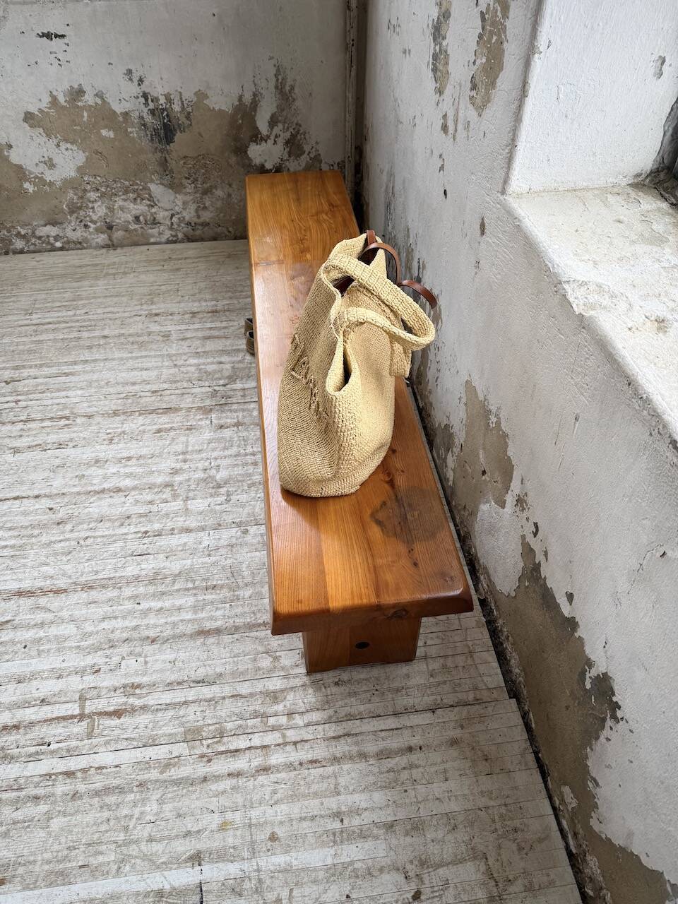 Chapo S14 blonde oak bench 172cm vintage