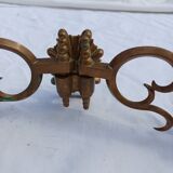 Pair of Bronze Candlesticks with 2 Arms of Lights