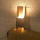 Pair of metal and plexiglass sconces 1970