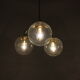 Mid-century chandelier Kamenický Šenov, 1980