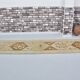 White Tribal Oushak Turkish Runner sku 2071