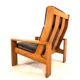Fauteuil en cuir marron à dossier haut Asko Bonanza par Esko Pajamies