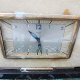 Clock art deco marble bayard