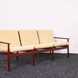Arne Vodder, Canapé trois places vintage en teck, Glostrup années 1960, Danemark