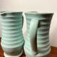 Pair of Langley ceramic pitchers