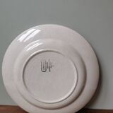 Vintage plate flower pattern Sarreguemines Digoin France Corsica