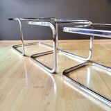 3 Table Chrome Design 70s'