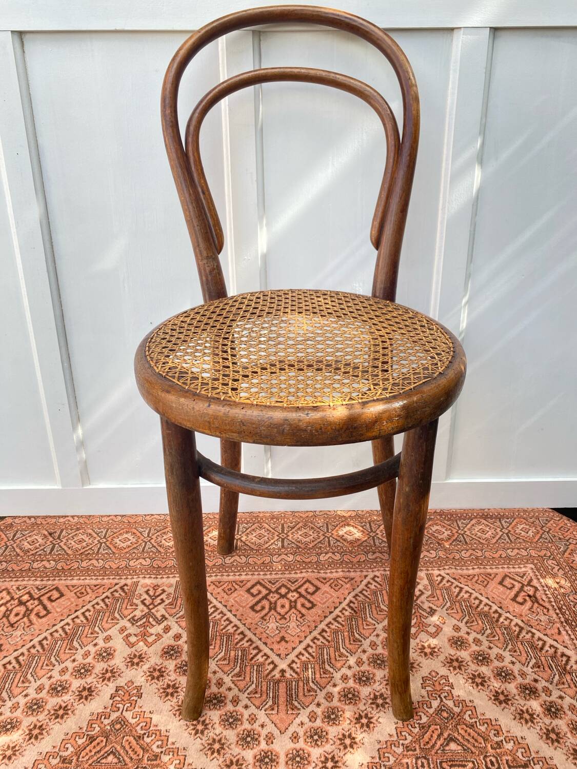 Thonet bistro chair in wood and cane