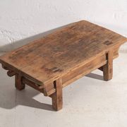 Antique elm wood coffee table – China, circa 1930